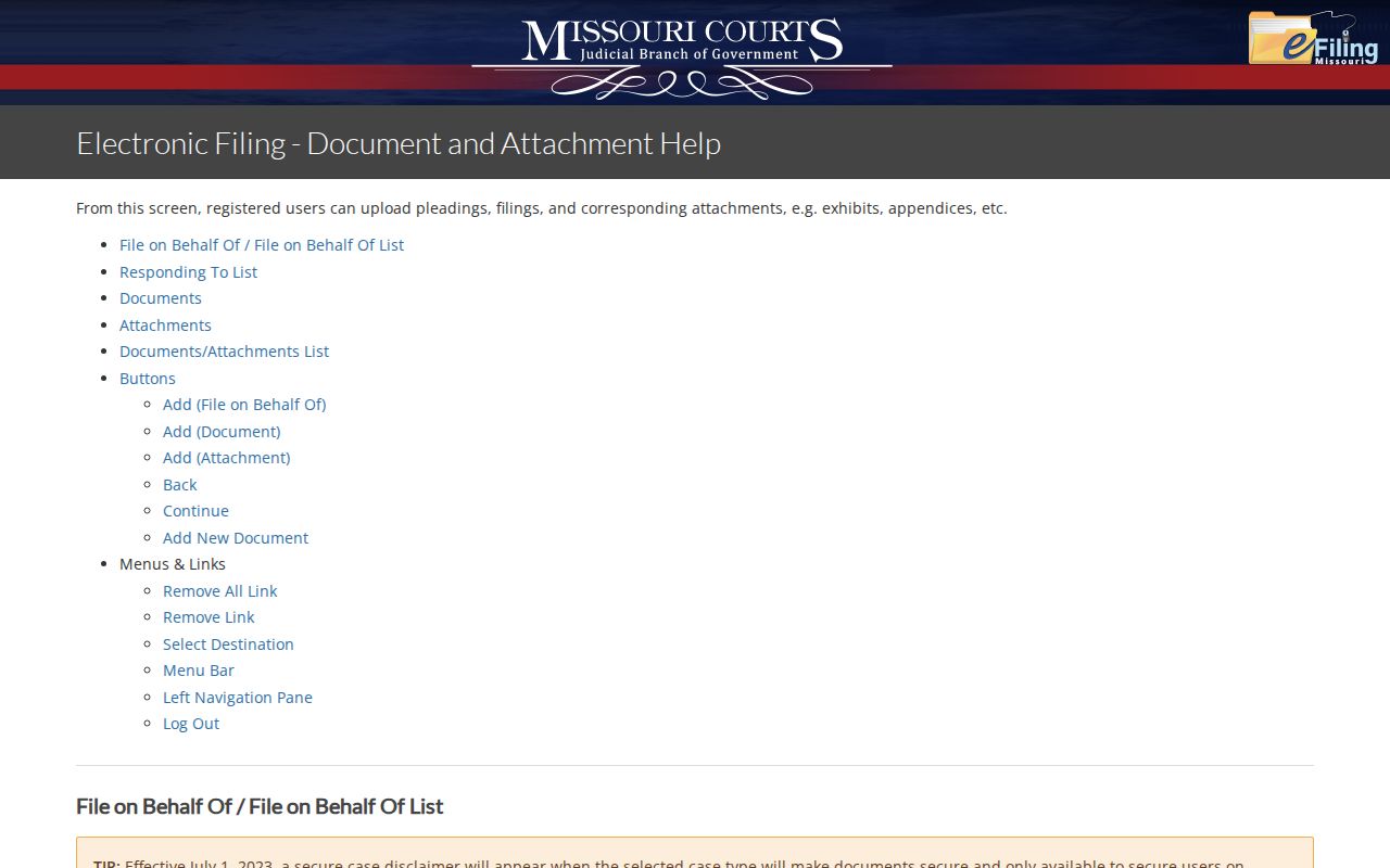 Wright County civil docket filing and attachment access source