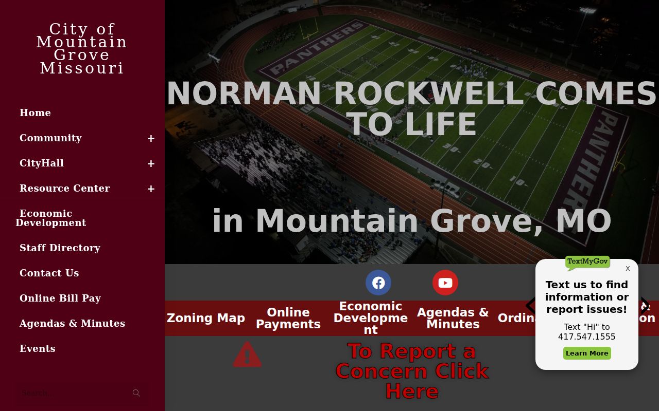 Mountain Grove court docket city government homepage